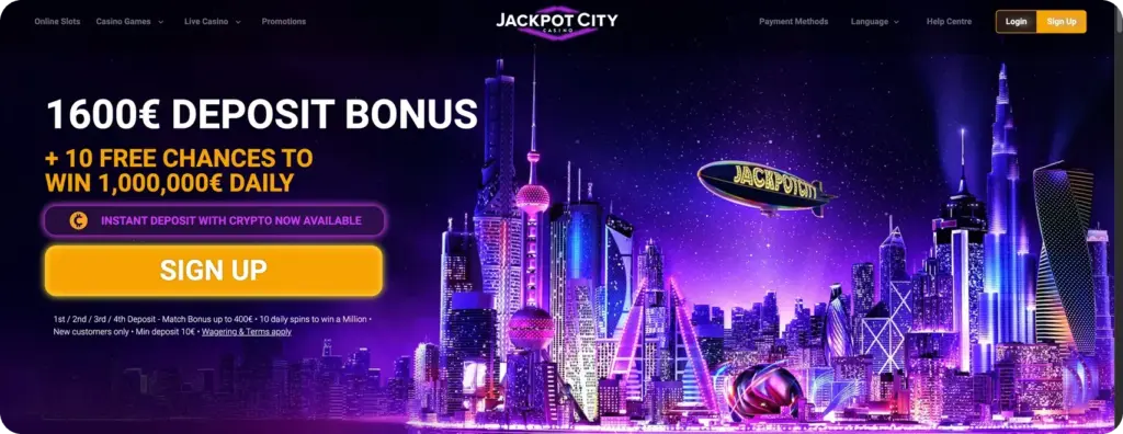 Progressive jackpot pokies at Jackpot City casino