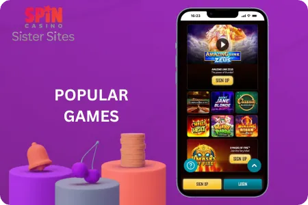 Popular Games to Play on Spin Casino Sister Sites