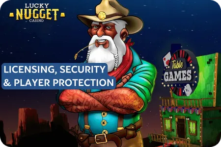 Licensing, Security & Player Protection for Lucky Nugget